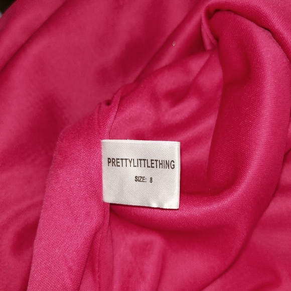 PLT Pretty Little Thing Rainbow Fully Sequin Dress Size UK 8 Pastel Pride Slip - Picture 9 of 9